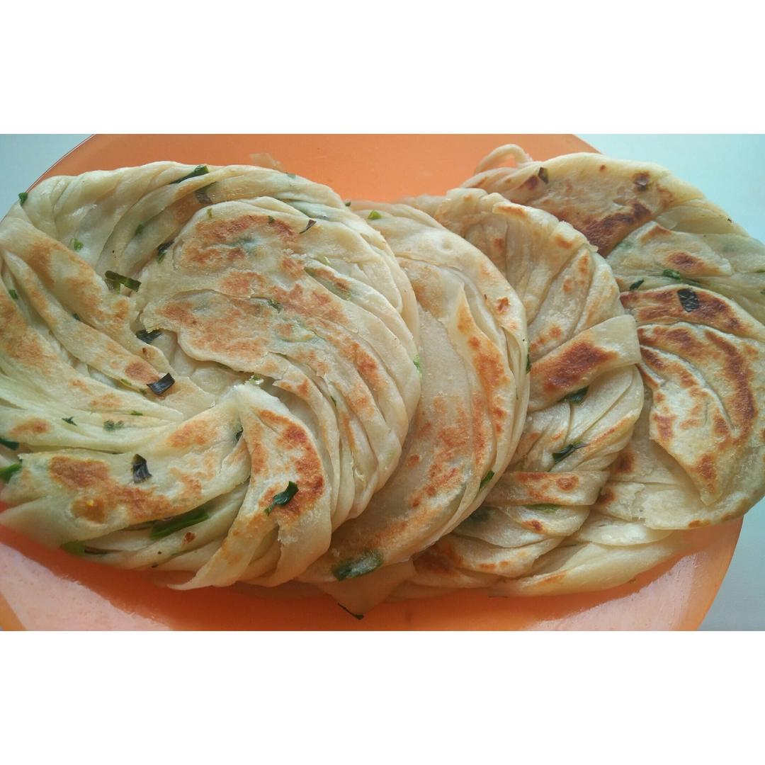 葱花手抓饼