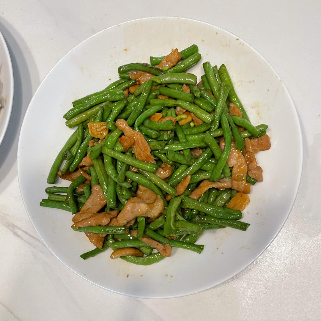 豆角炒肉丝