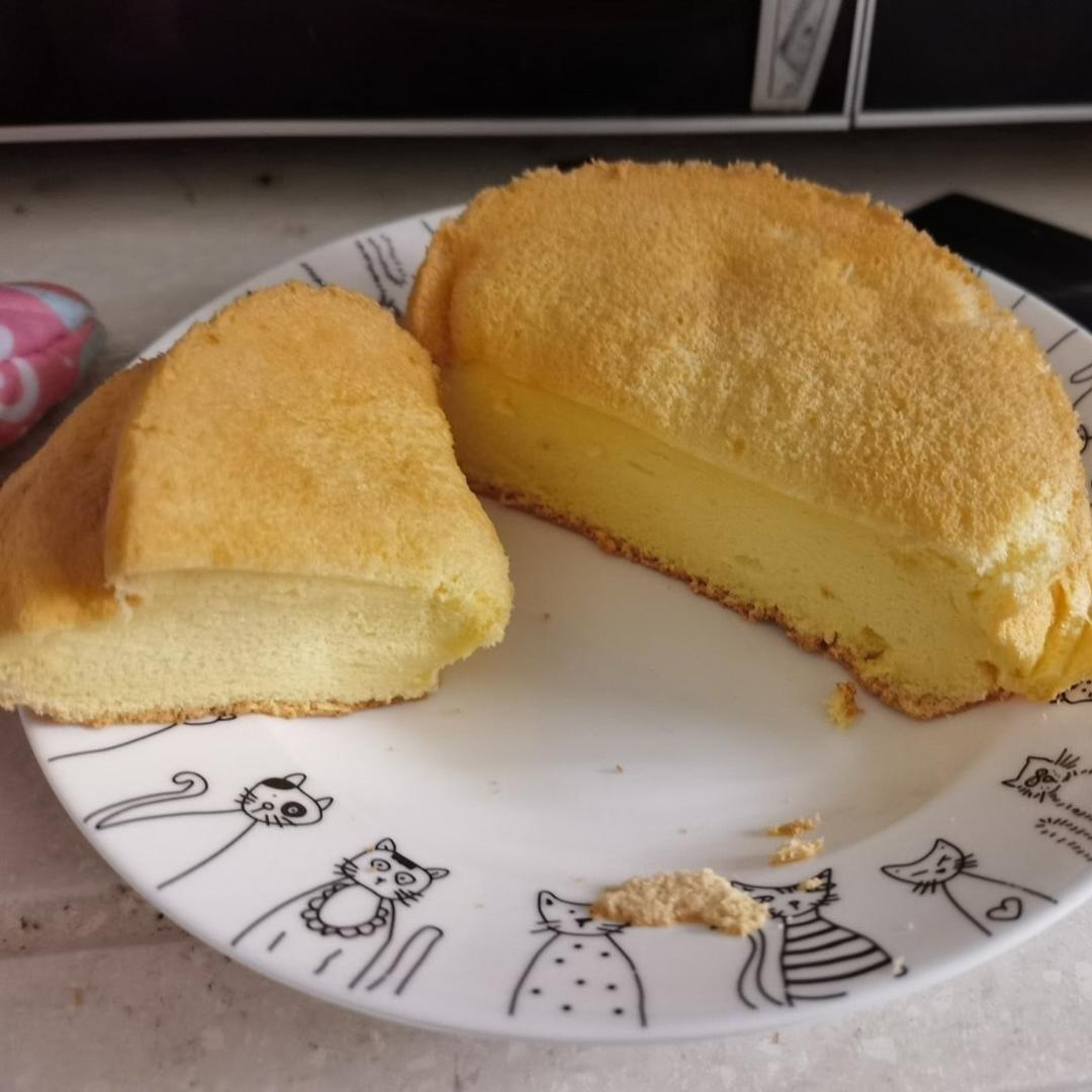 低糖低油~不裂不塌水光肌戚风蛋糕