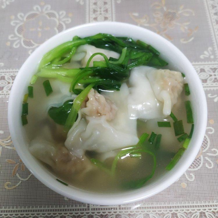 馄饨（两种包法）