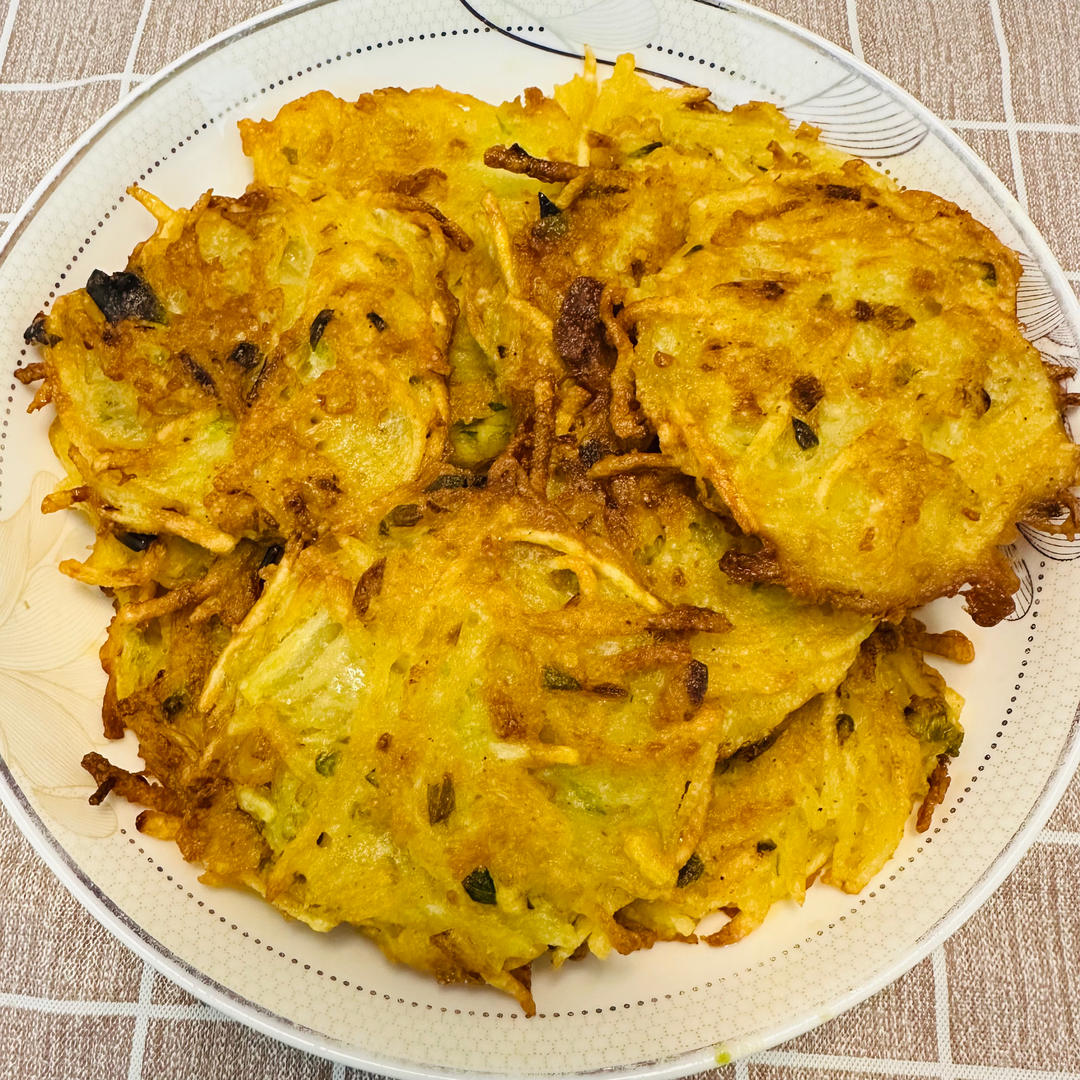 土豆饼(土豆胡萝卜丝饼)
