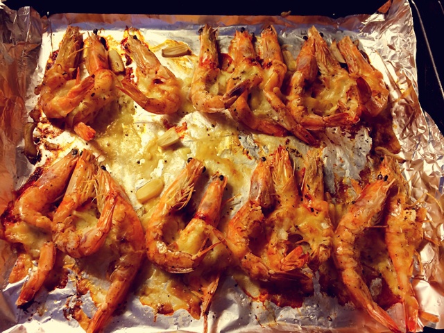 黑胡椒奶酪焗虾