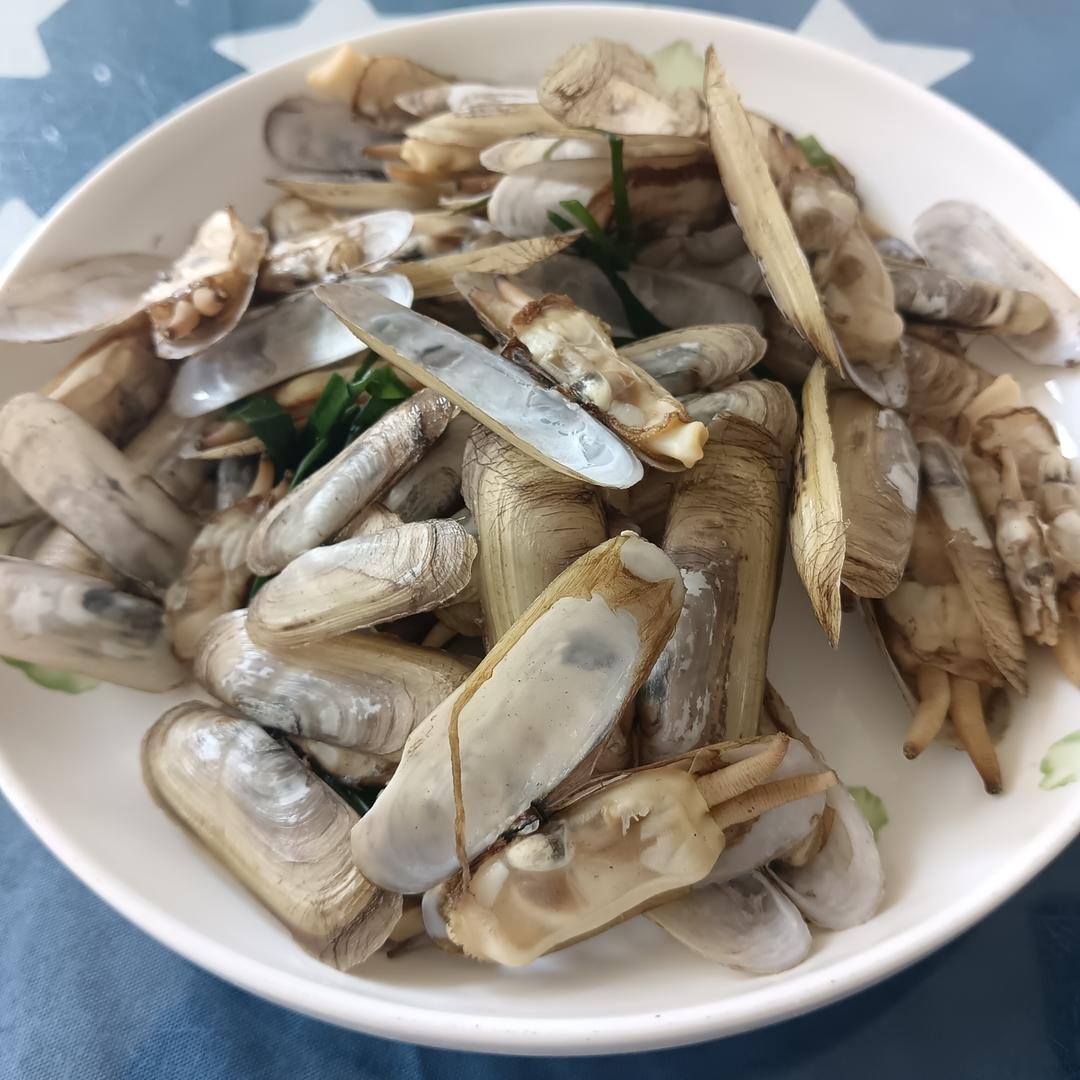葱油蛏子