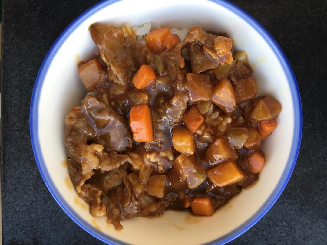 好吃的黑椒肥牛饭