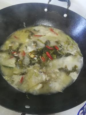 自腌老坛酸菜做的酸菜鱼的做法 步骤8