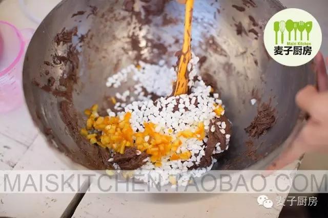 巧克力柳橙松饼的做法 步骤12