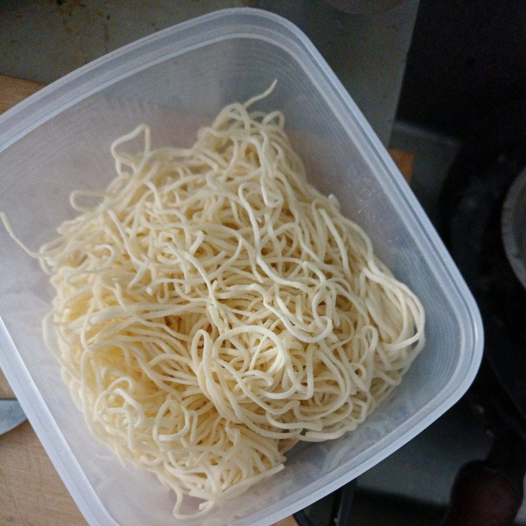 地道老北京扁豆焖面 豆角焖面 太好吃小心吃撑哦