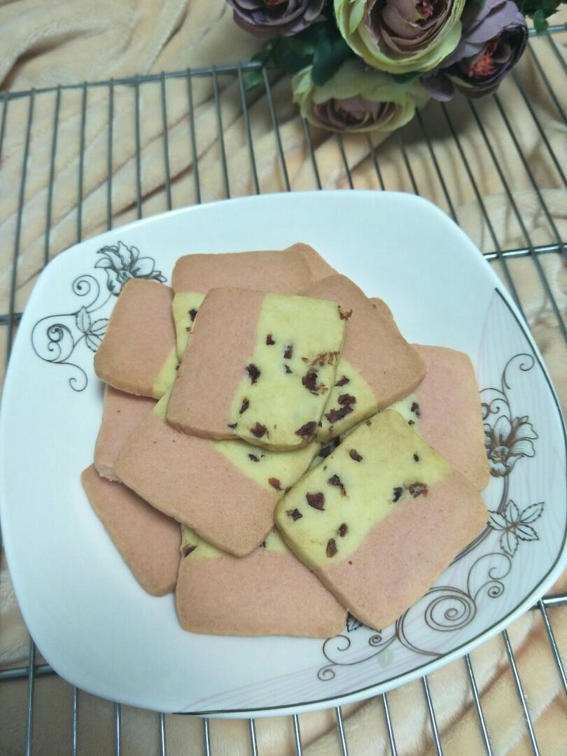 （视频）蔓越莓 撞色饼干