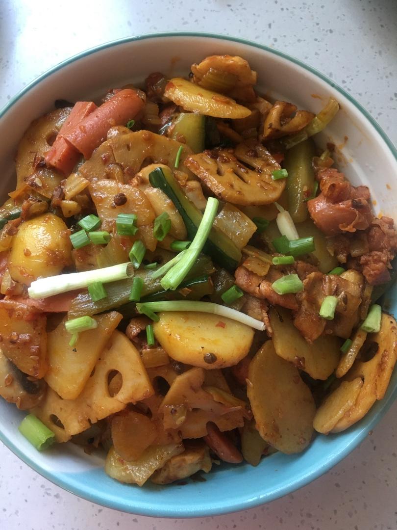 火锅底料变身麻辣香锅