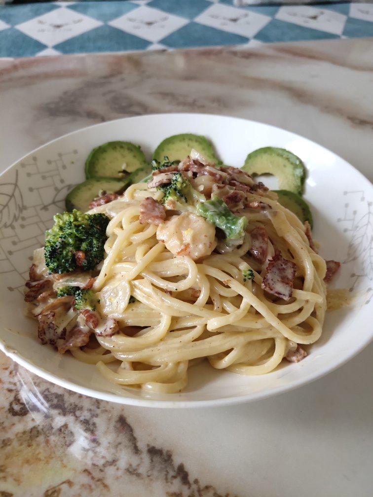 奶油培根意大利面 - Creamy Beacon Linguine