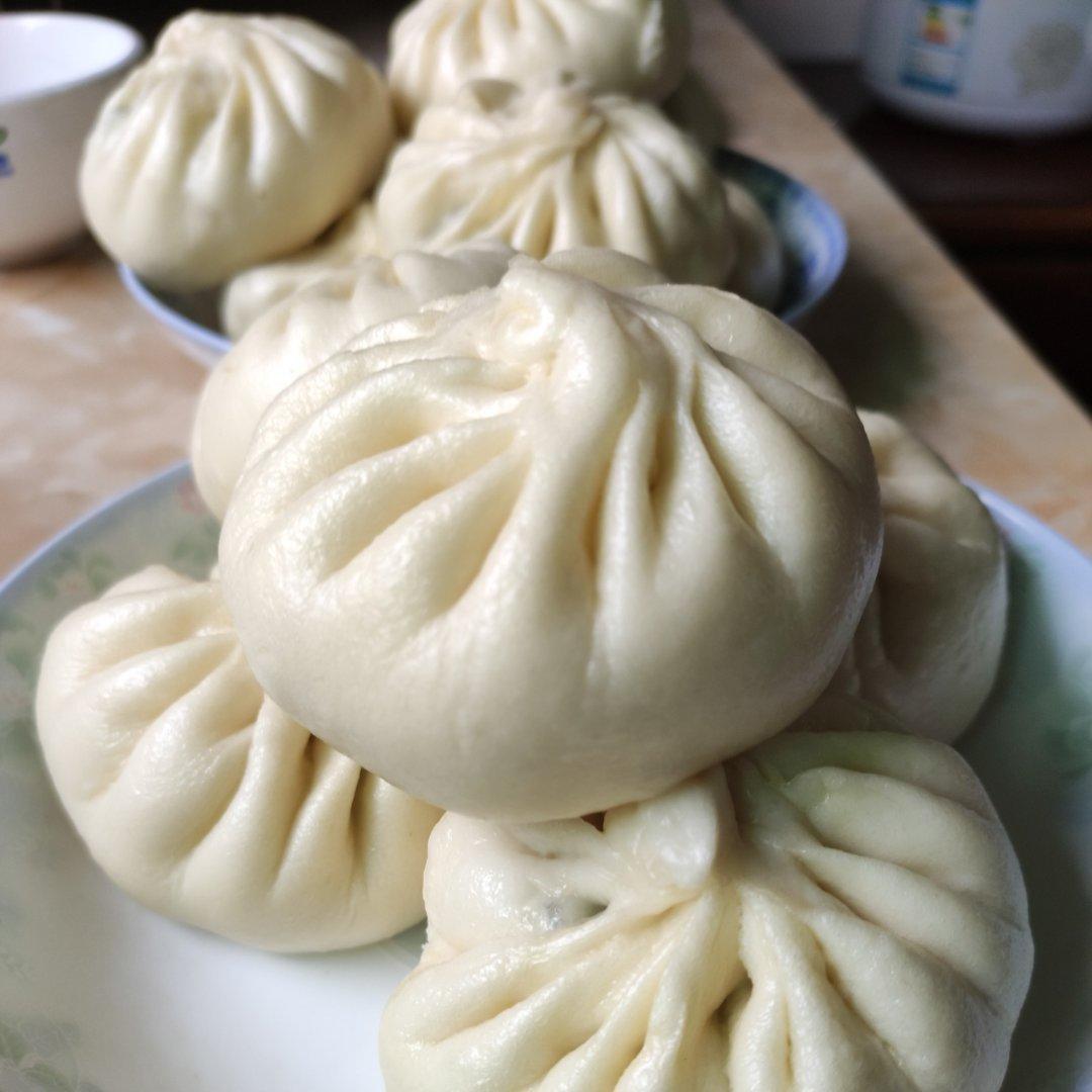 超好吃的豇豆卤肉包
