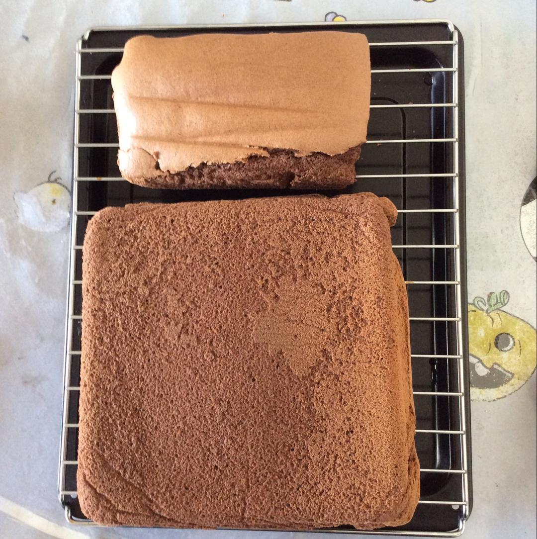 不消泡的可可巧克力戚风蛋糕