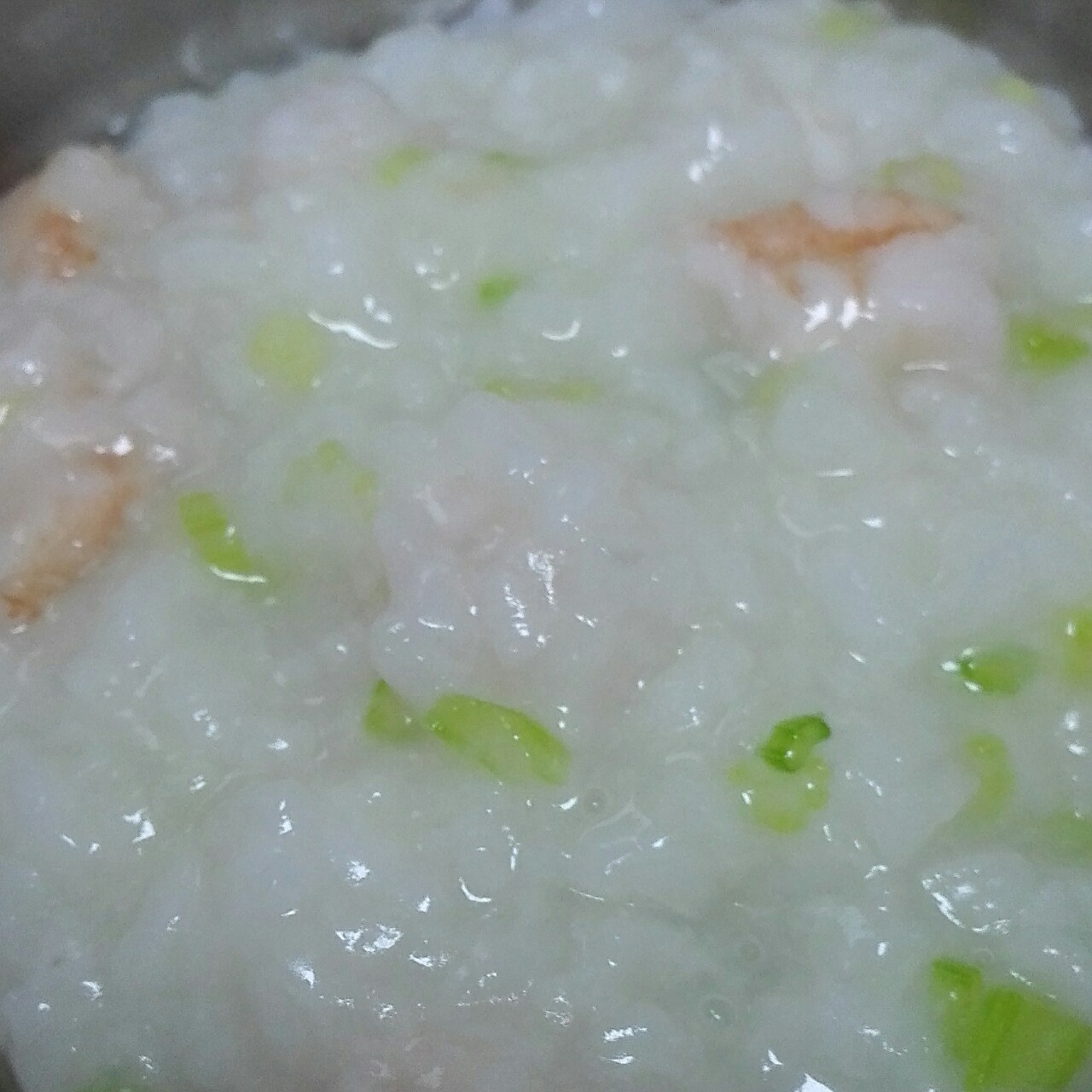 鲜虾香芹粥