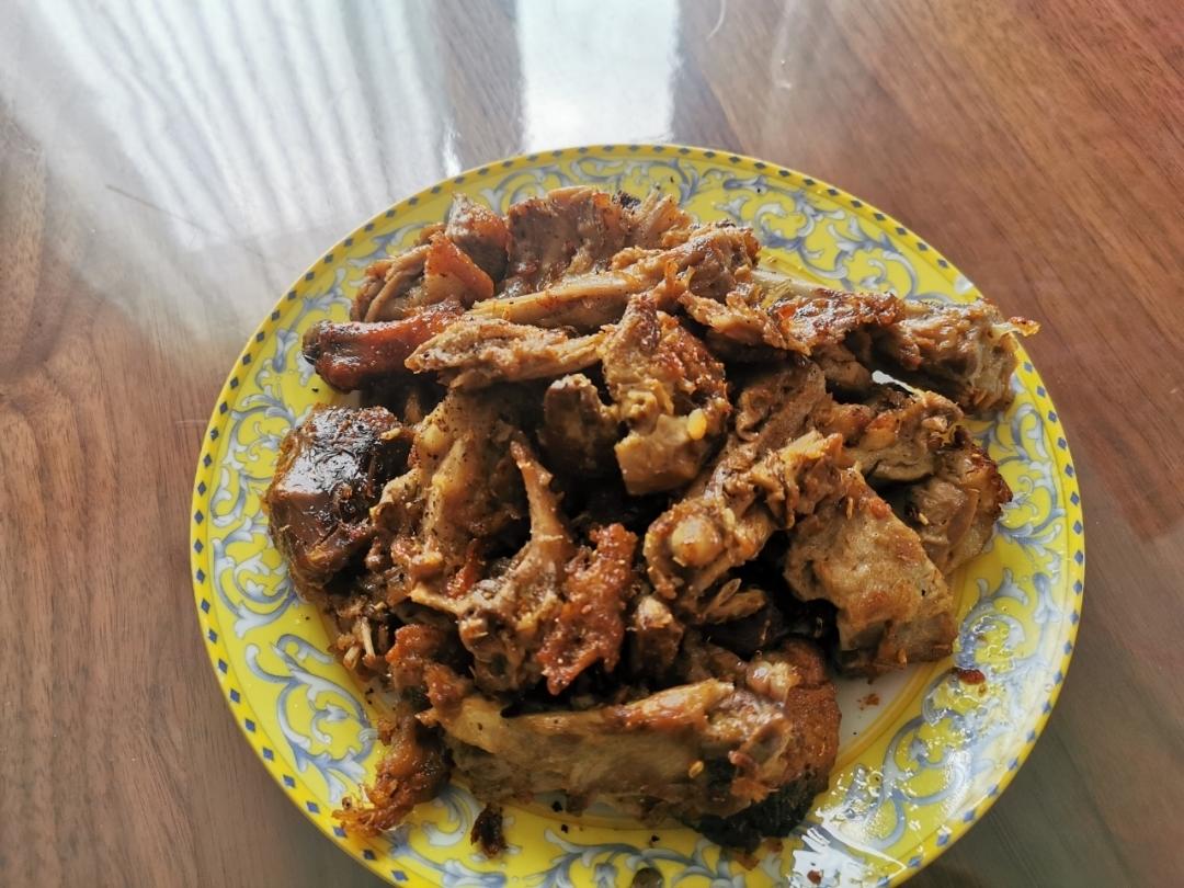 不加油版椒盐鸭架（独创）