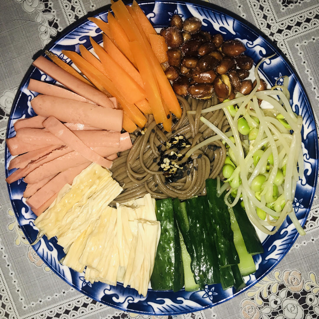 快手减脂餐❗️爆好吃的凉拌鸡丝荞麦面