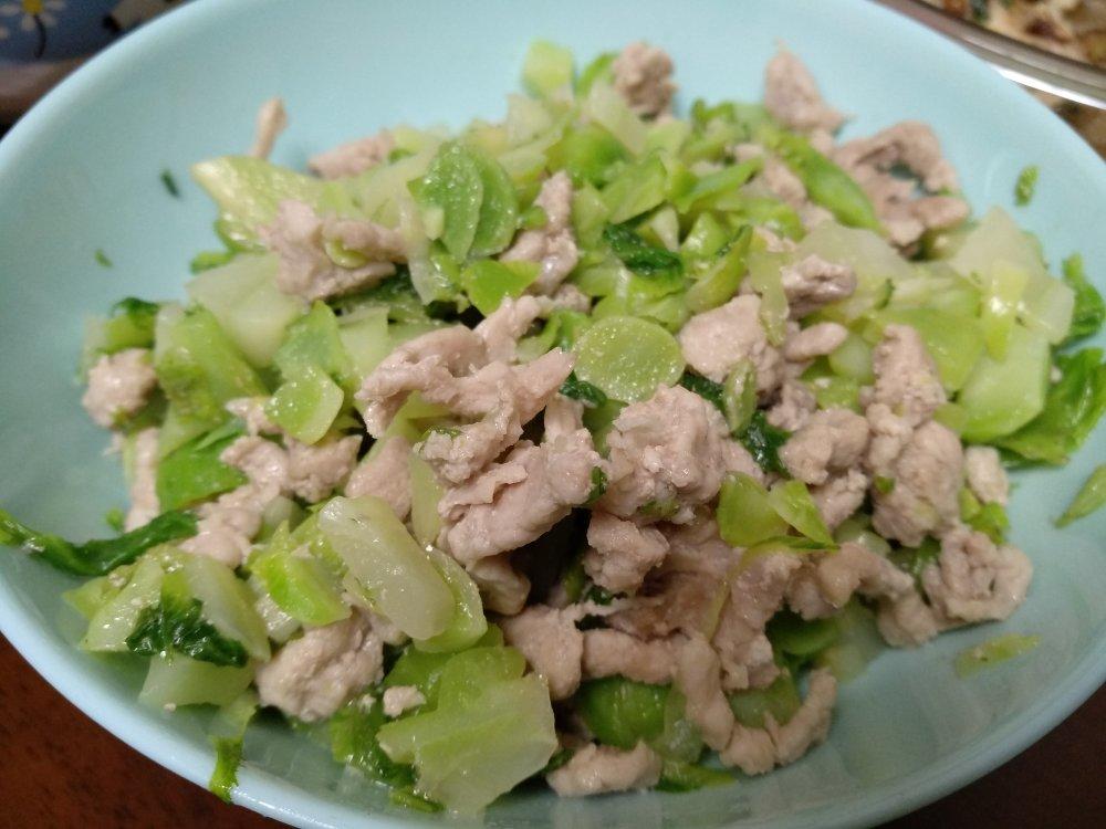 儿菜炒肉片