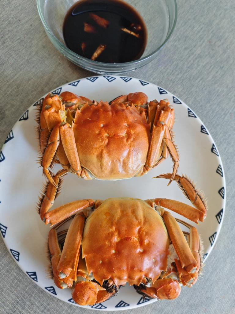 清蒸大闸蟹