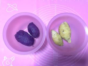 紫薯花样馒头的做法 步骤2