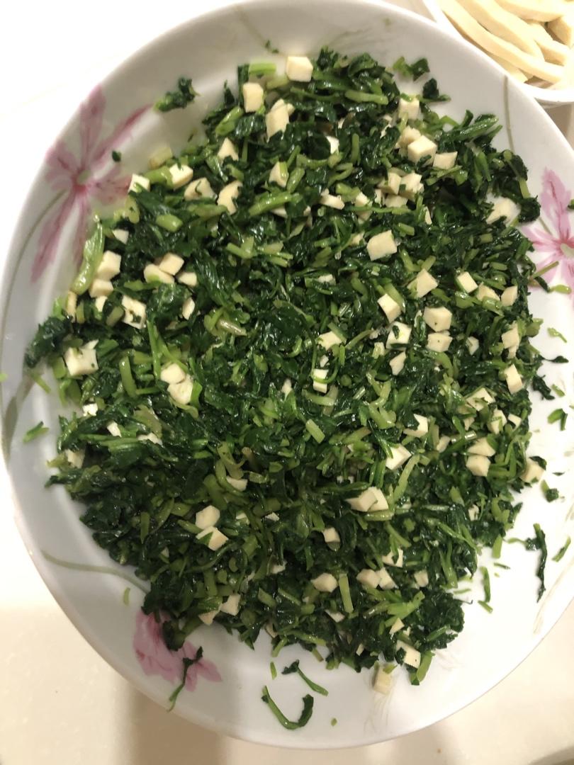 马兰头拌香干