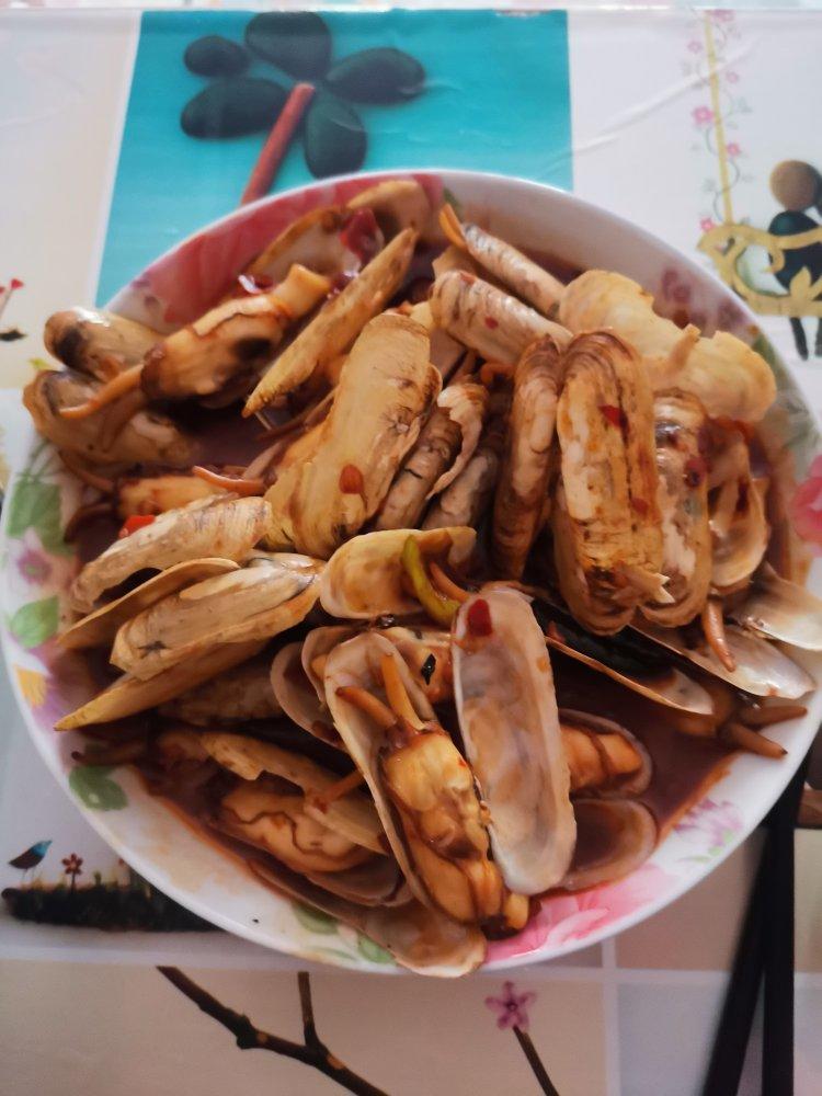 辣炒蛏子肉