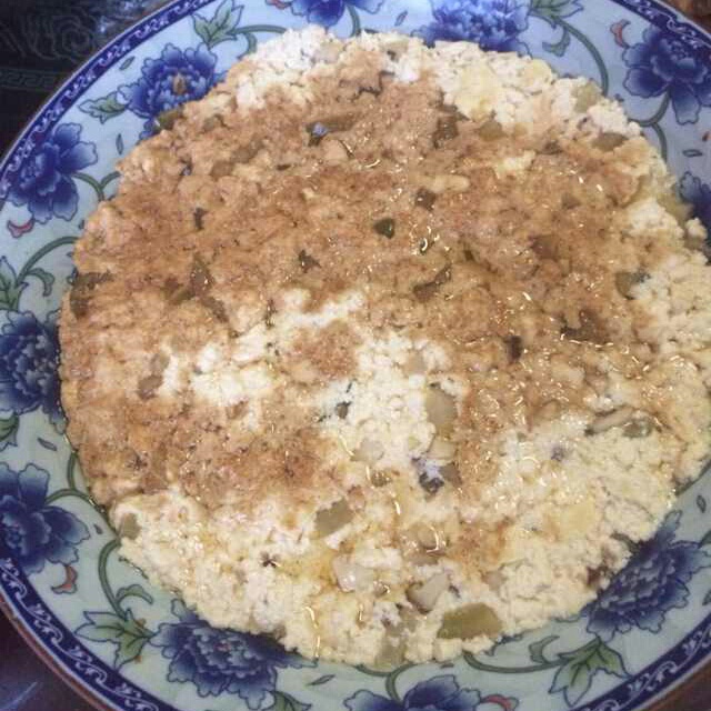 蒸豆腐饼