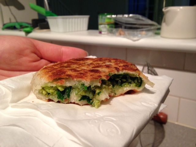 韭菜鸡蛋馅饼