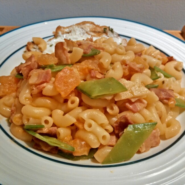 土豆培根炒意大利面