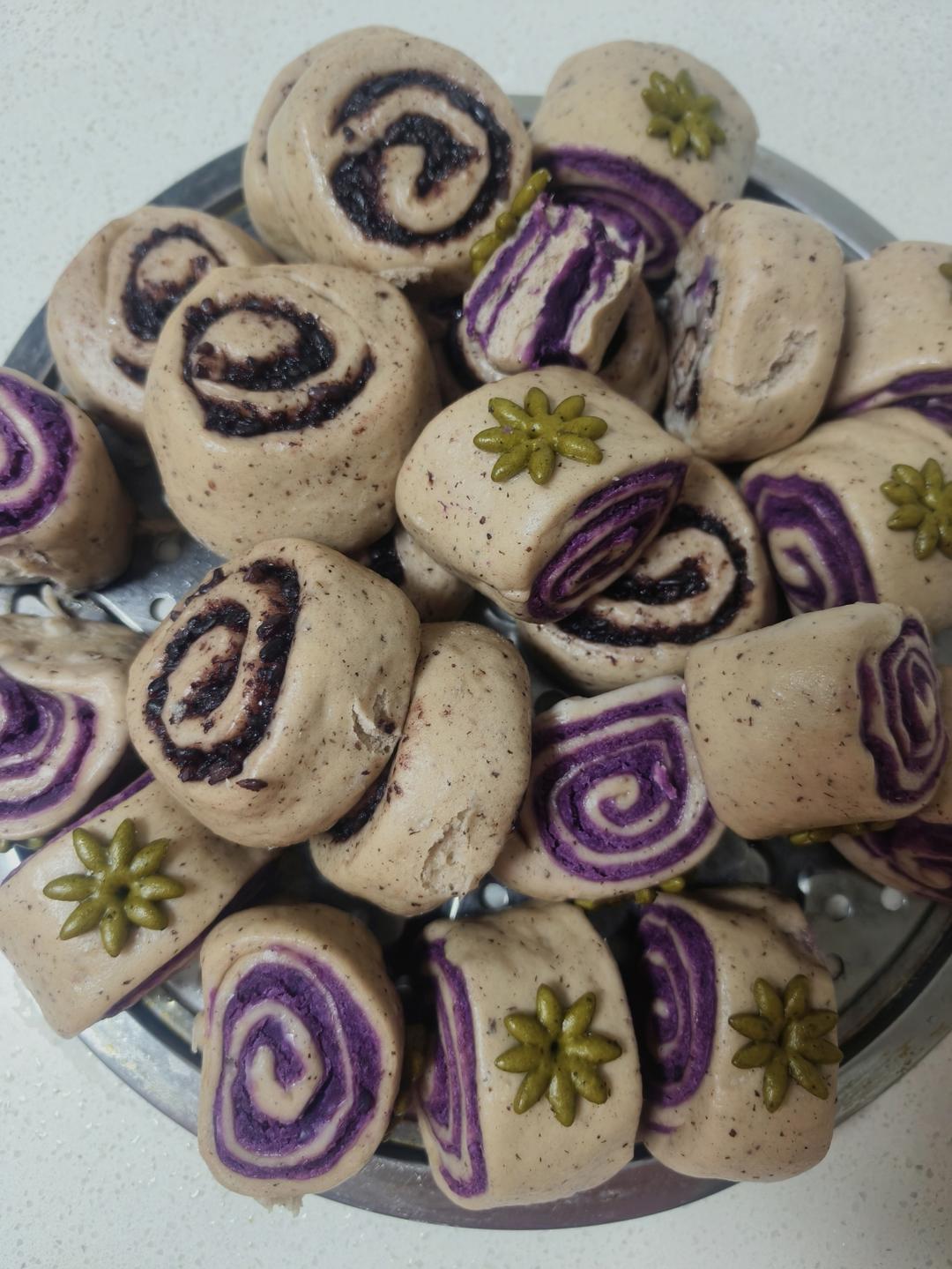 软软糯糯的紫米馒头卷谁不爱啊💜