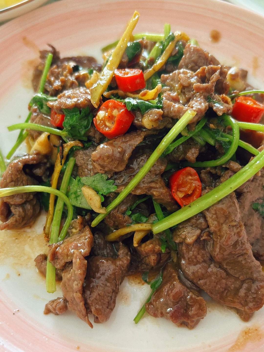 香菜牛肉