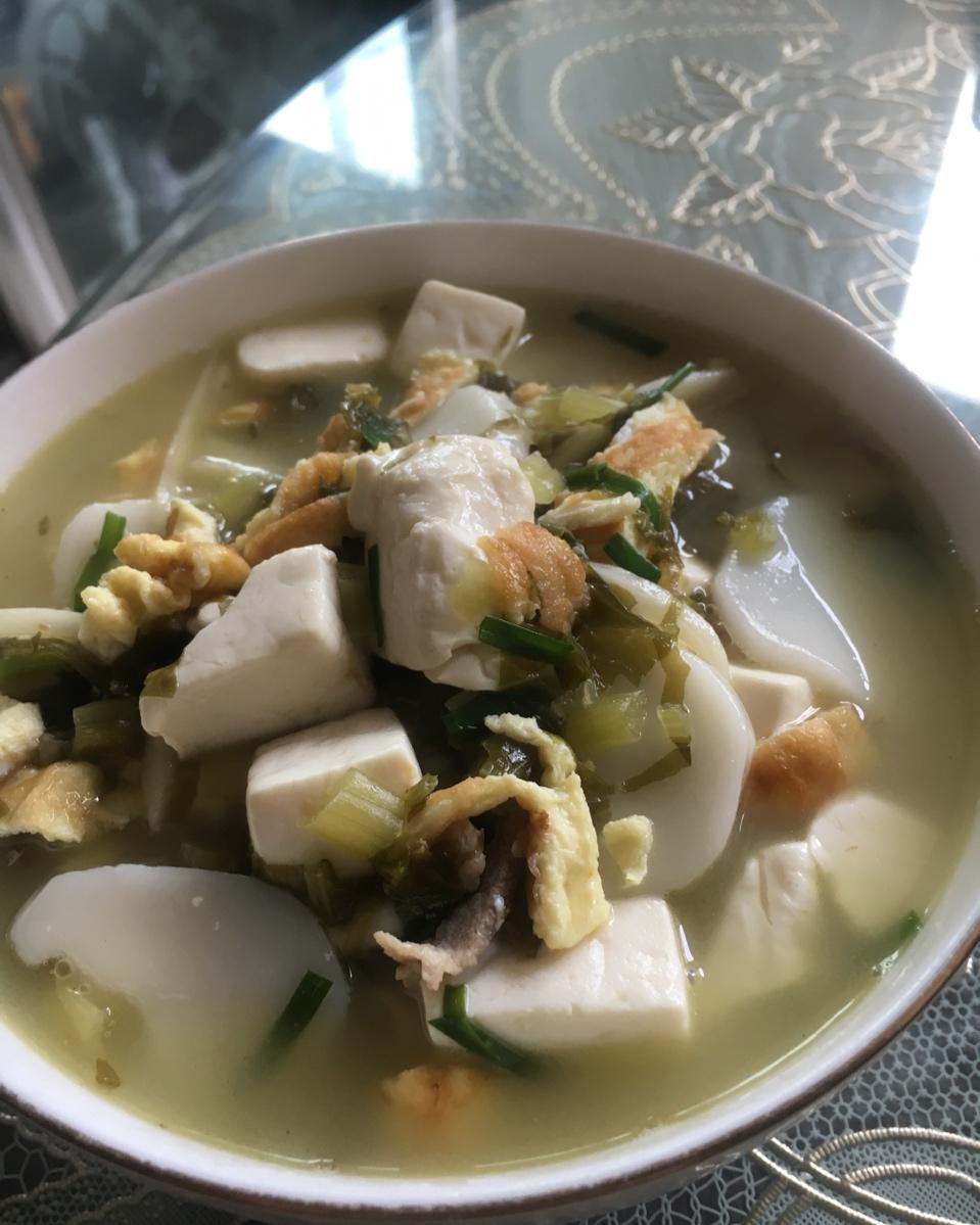 嵊州炒年糕（雪菜豆腐汤年糕）