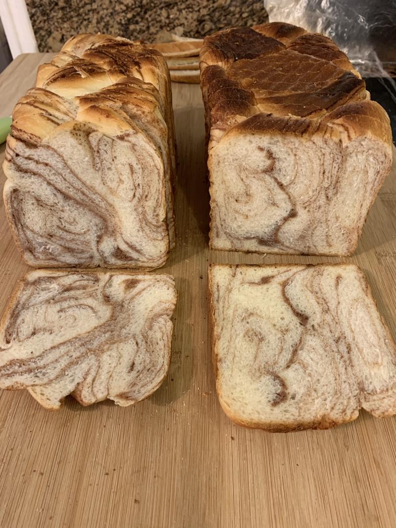豆沙大理石吐司