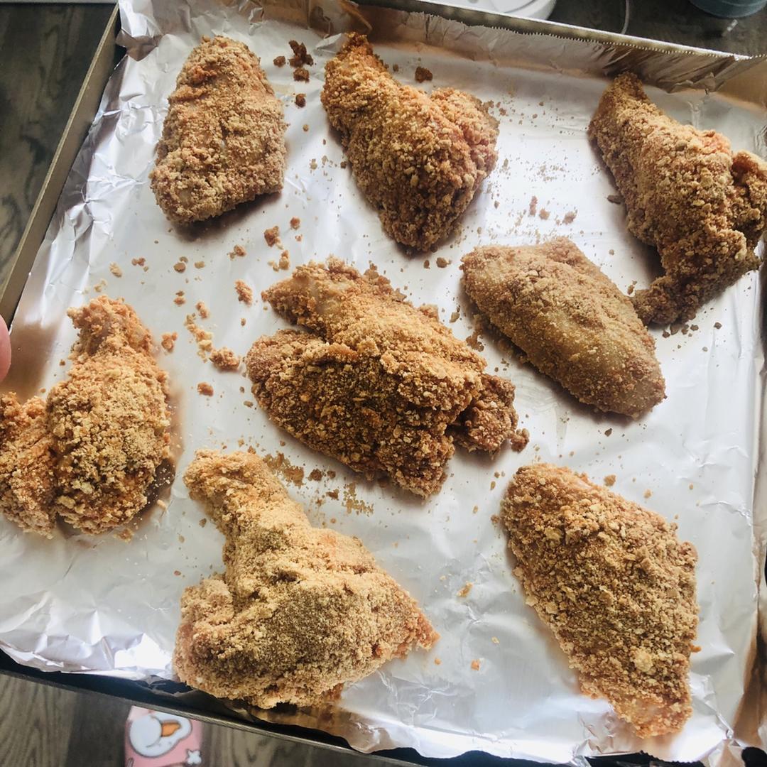伪炸鸡的烤鸡翅