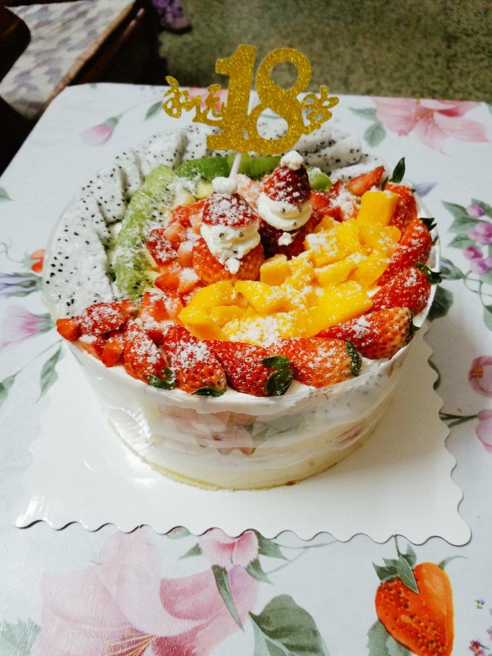 简单美味水果裸蛋糕 无需裱花技巧【视频教学】