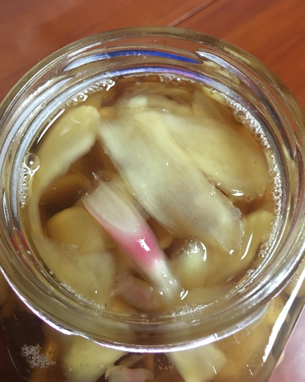 日本寿司店的泡姜