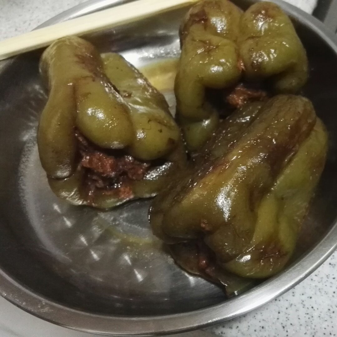 糖醋青椒酿肉