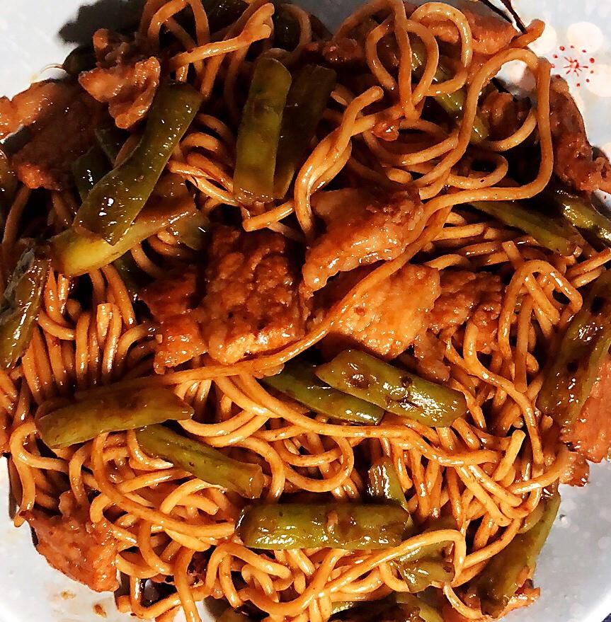 芸豆焖面（附万能的腌肉不老的办法）