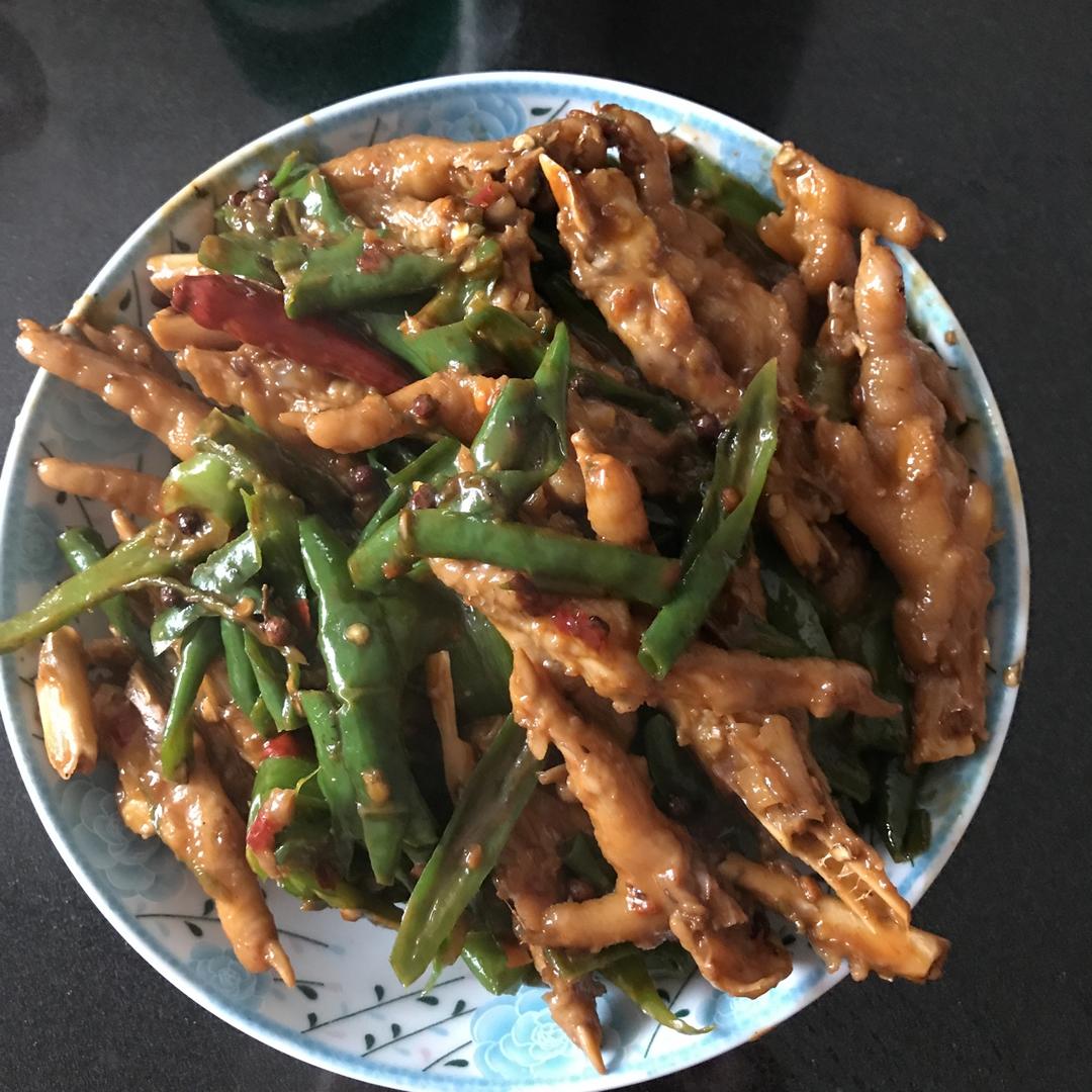 jourdana做的尖椒烧鸡爪