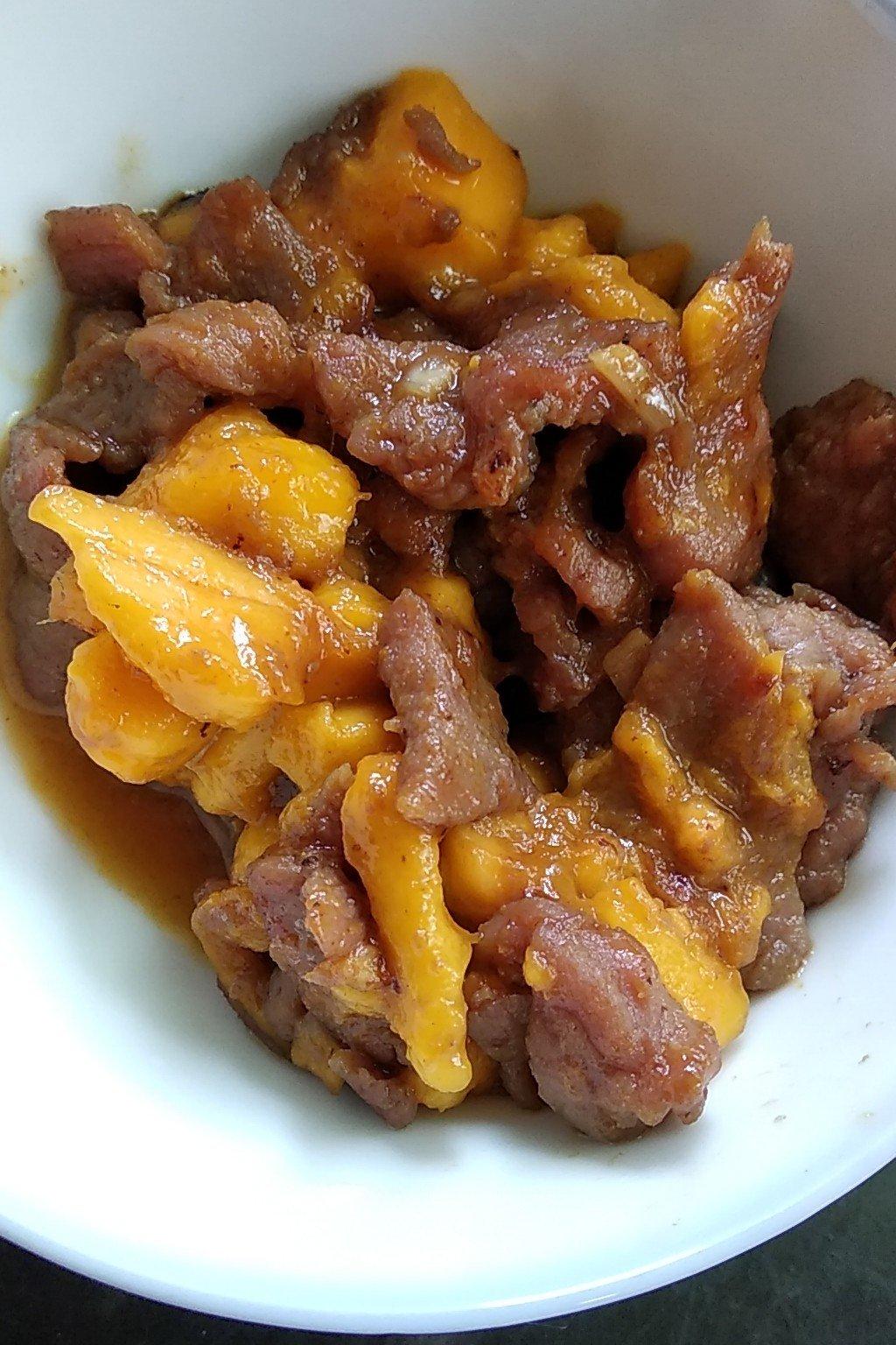 kkkam做的芒果牛肉粒