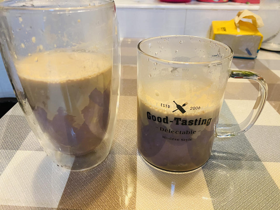 喝了会上瘾的紫薯芋泥奶茶