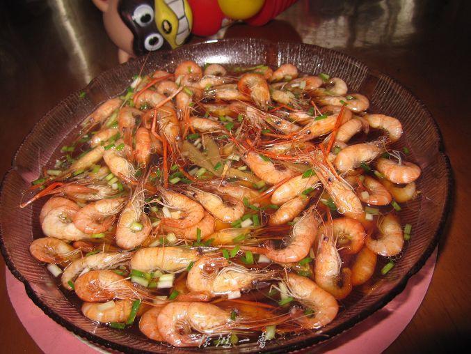 豉油河虾的做法
