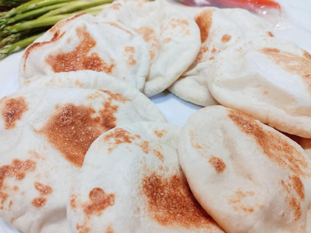 皮塔饼(pita bread）平底锅版本