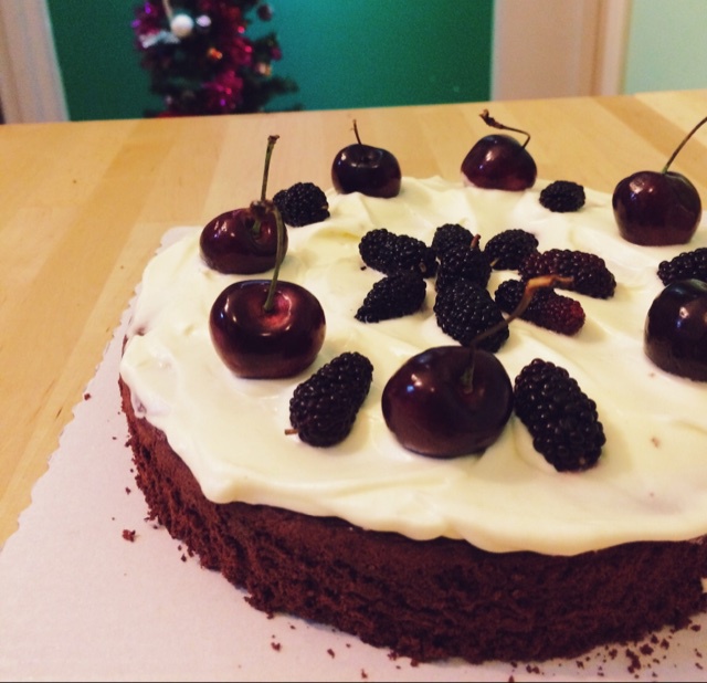 打造圣诞气氛 红丝绒戚风蛋糕