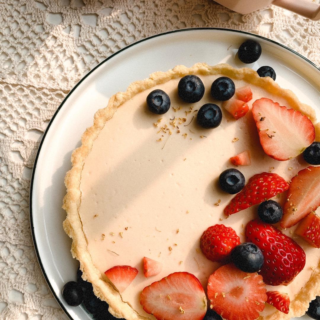 草莓芝士奶酪塔