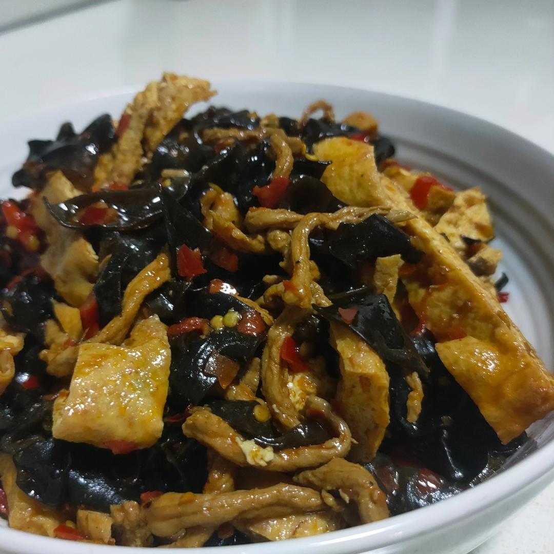 湖南邵阳木耳肉丝臊子