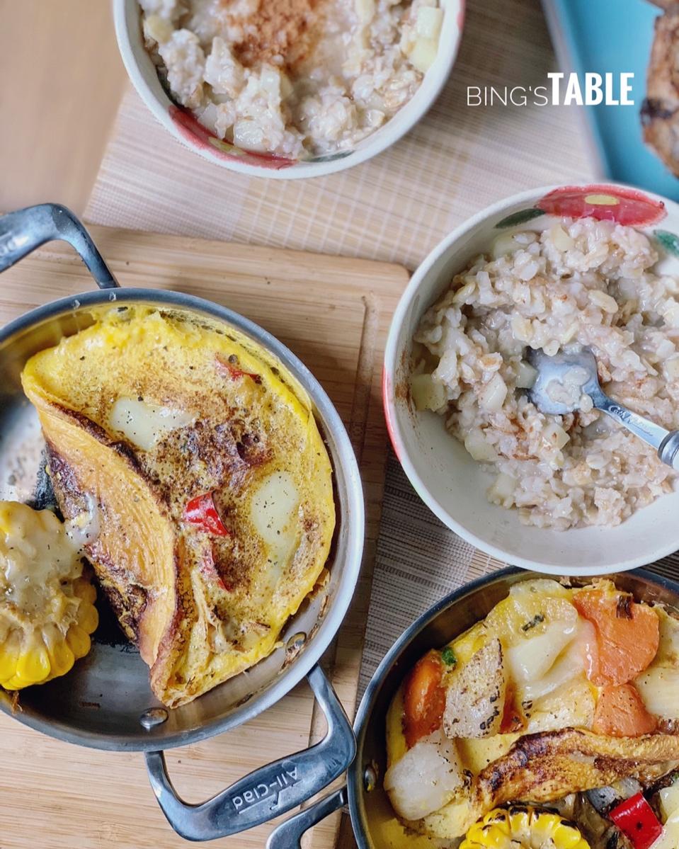 French omelete椰子油