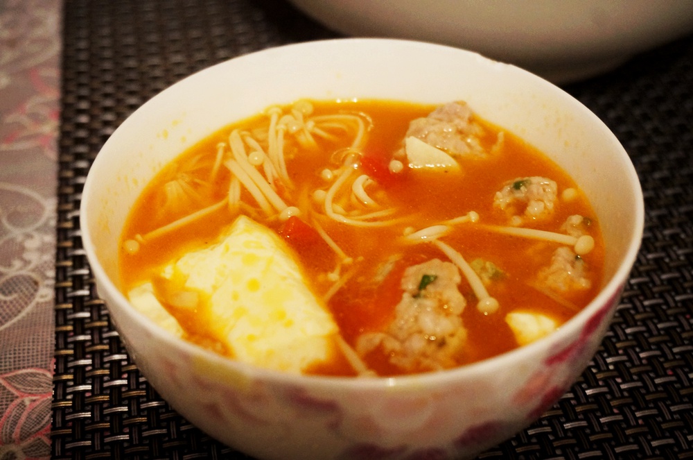 开胃营养汤-番茄豆腐汤的做法