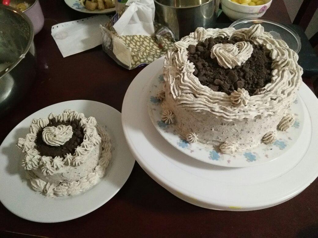 好吃到流泪的奥利奥咸奶油盒子蛋糕
