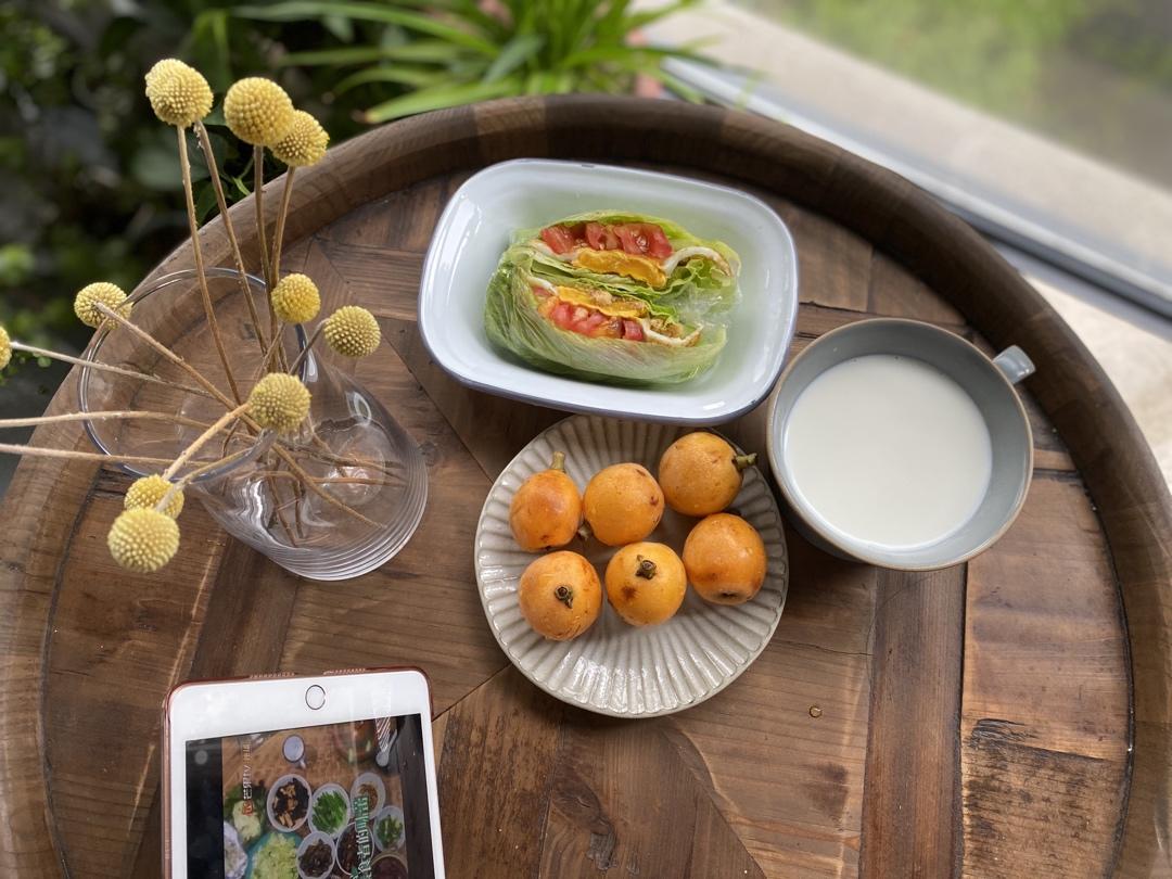 关晓彤同款生菜三明治