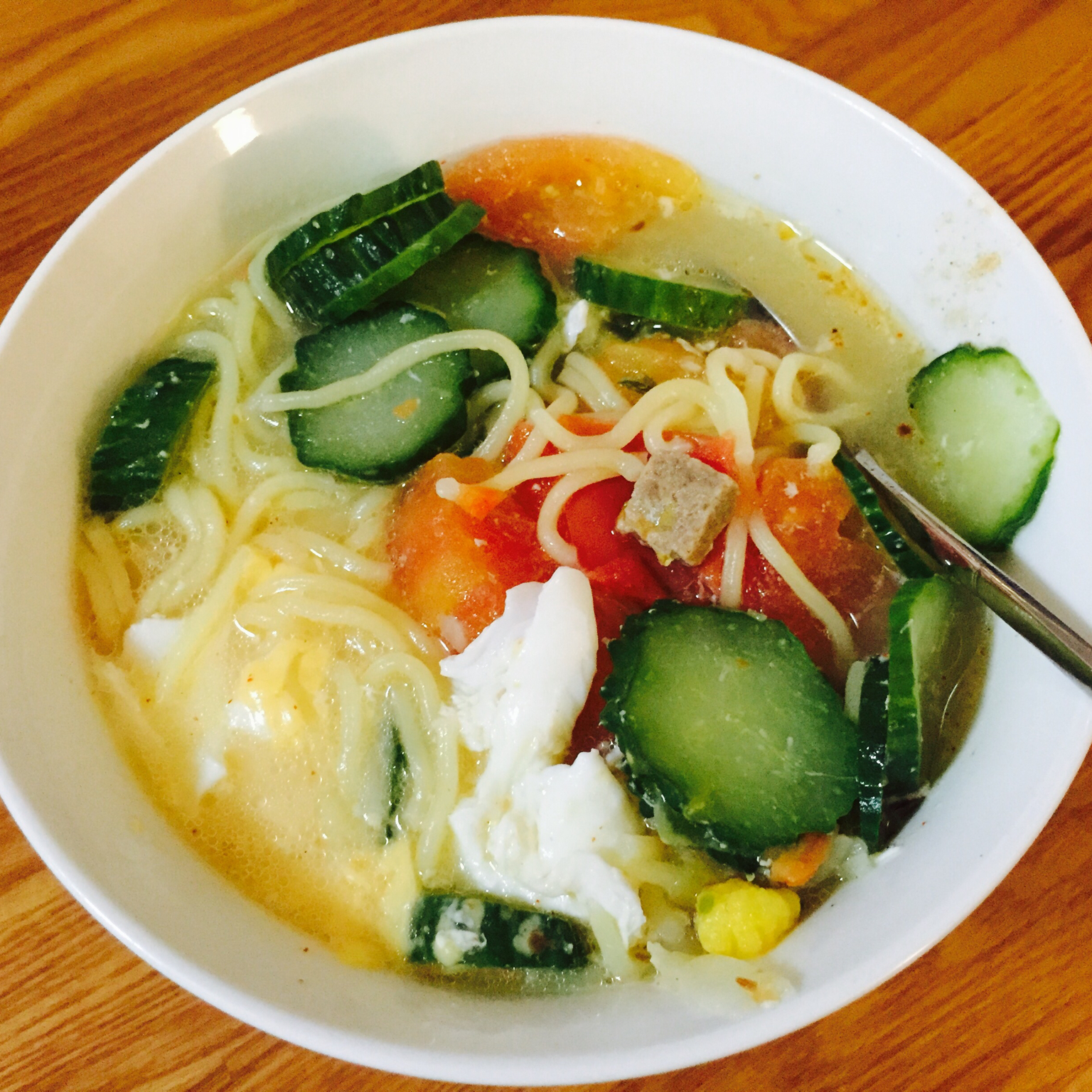 满足食欲的深夜秘密 森系浓香泡面