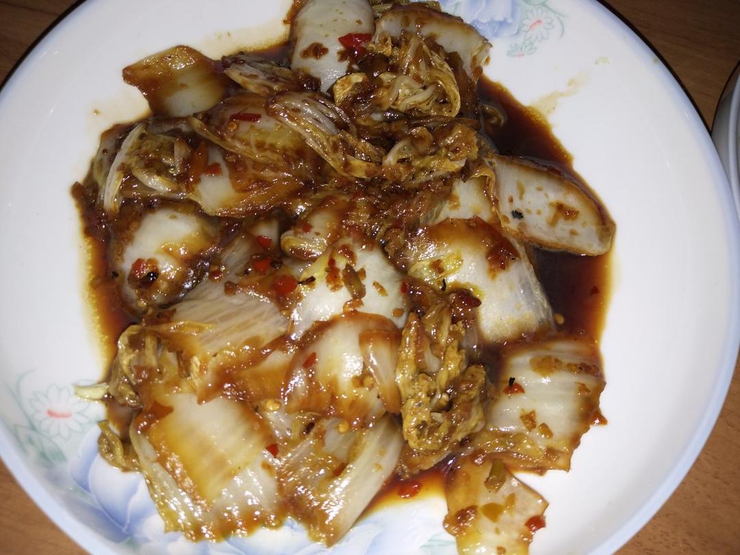 酸甜白菜（超级好吃黄金比例糖醋汁）
